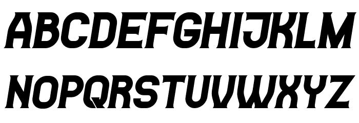 Casino Flat Italic Font LOWERCASE