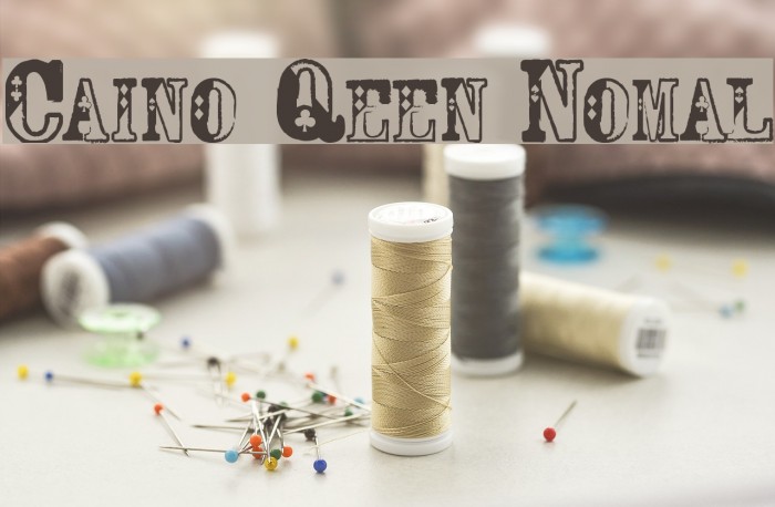 Casino Queen Normal Font examples
