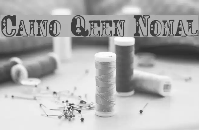 Casino Queen Normal Font examples