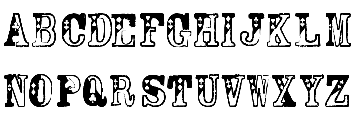 Casino Queen Normal Font LOWERCASE