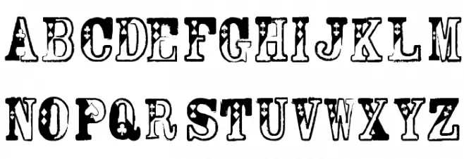 Casino Queen Normal フォント 小文字