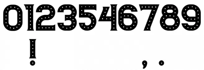 Casino Regular Font OTHER CHARS