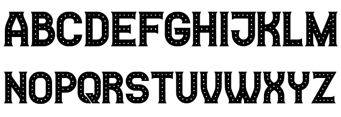 Casino Regular Font LOWERCASE