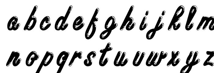 Casino Regular Font LOWERCASE