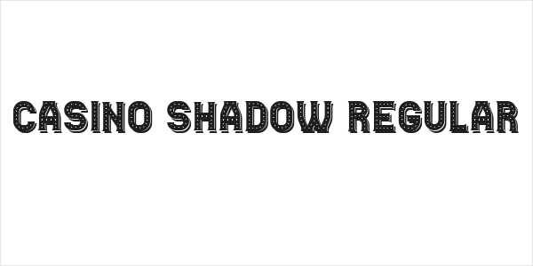 Casino Shadow Regular Logo