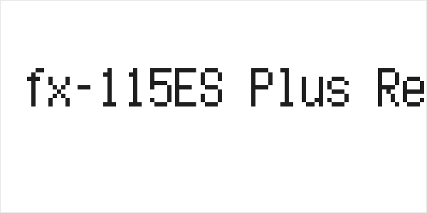 Casio fx-115ES Plus Regular Logo