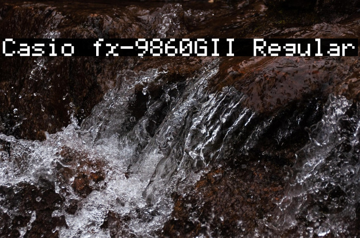 Casio fx-9860GII Regular Example 3