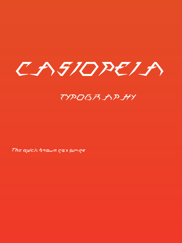 Casiopeia Poster