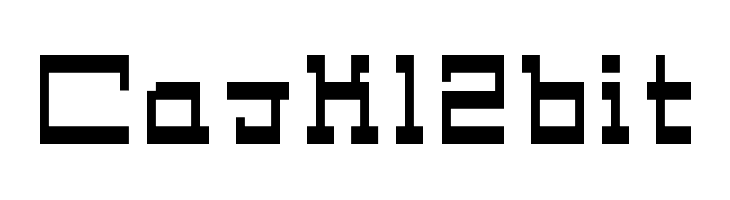 Cask12bit  Fuentes Gratis Descargar