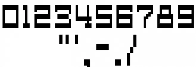 Cask12bit Font OTHER CHARS