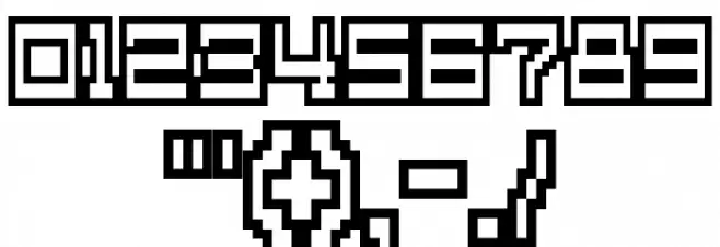 Cask14bit Font OTHER CHARS