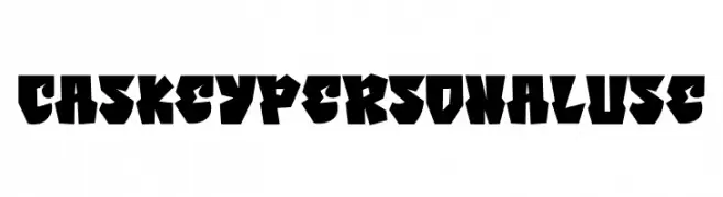 Caskey Personal Use  Frei Schriftart Herunterladen