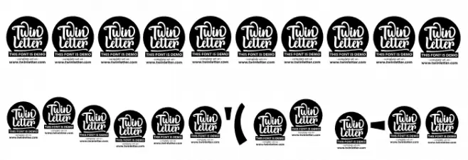 Caskey Thin Personal Use Font OTHER CHARS