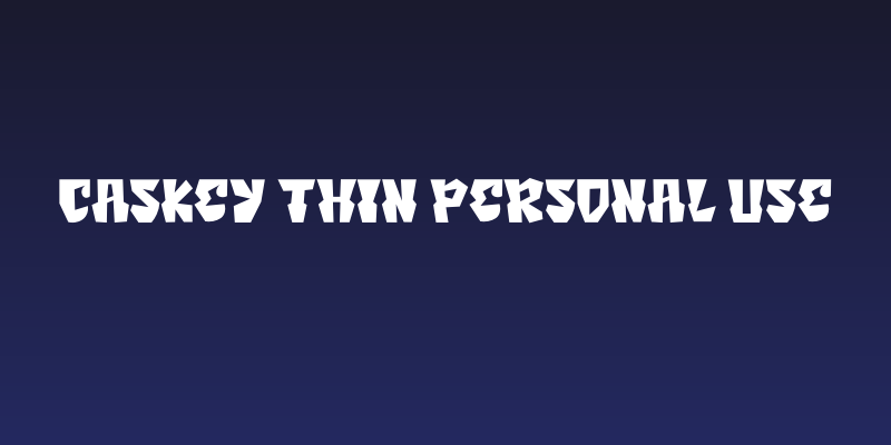 Caskey Thin Personal Use Social Header