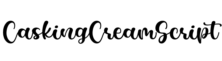 Casking Cream Script  Descarca Fonturi Gratis