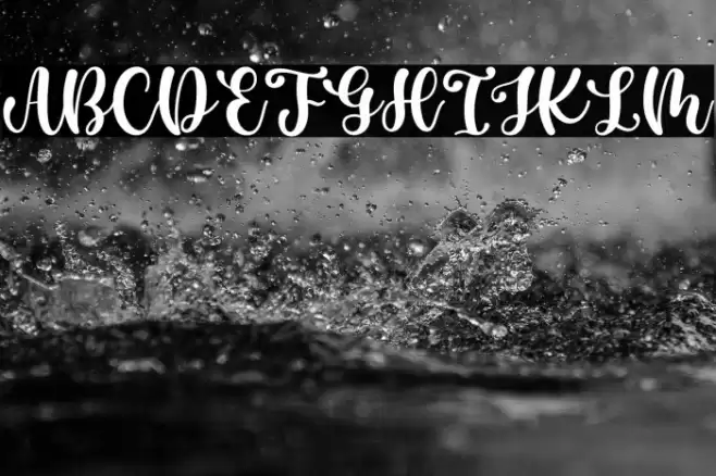 Casking Cream Script Font examples