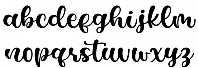 Casking Cream Script フォント 小文字