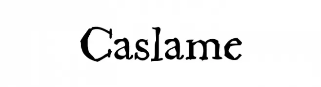 Caslame  Free Fonts Download