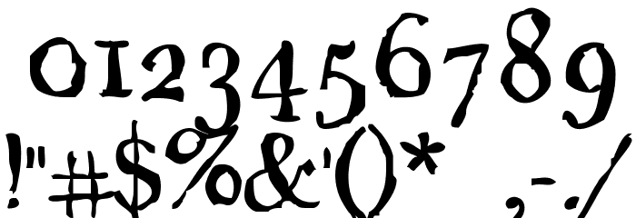Caslame Font OTHER CHARS