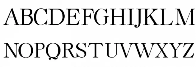 Caslon-Bold 字体 大写