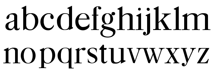 Caslon-Bold Font LOWERCASE