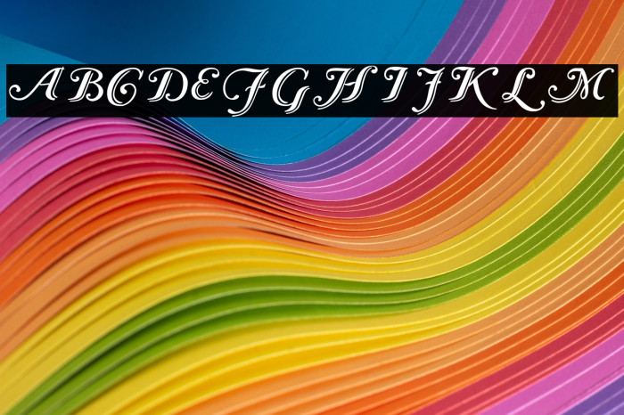 Caslon Calligraphic Initials Example 3