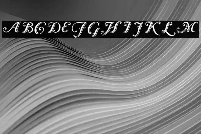 Caslon Calligraphic Initials フォント examples