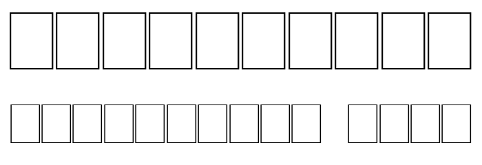 Caslon Initials Font OTHER CHARS