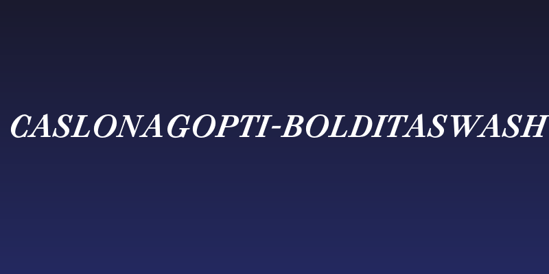 CaslonAgOpti-BoldItaSwash Social Header