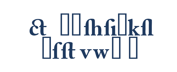 CaslonAlternateBlackSSK Lowercase