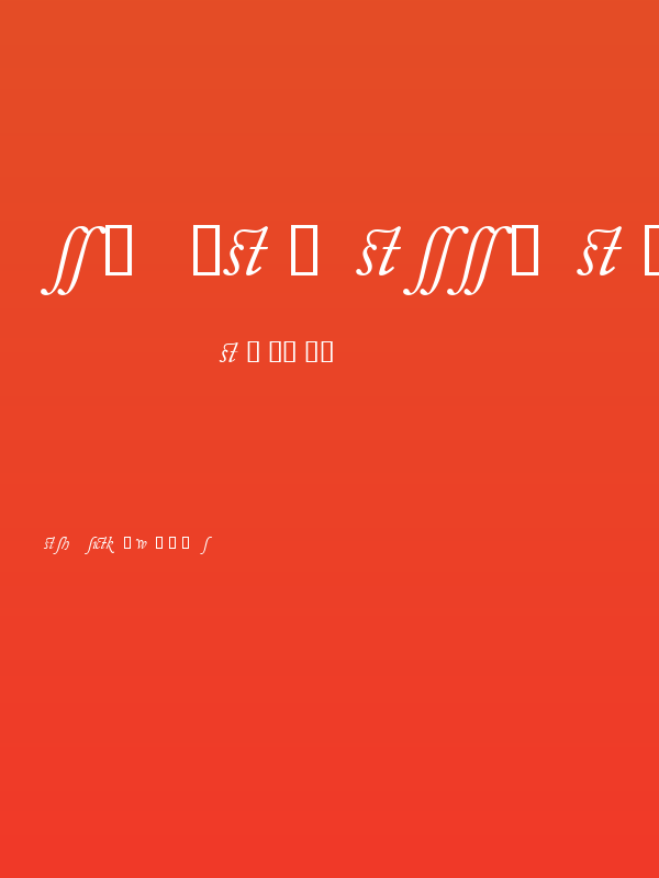 CaslonAlternateSSK Italic Poster