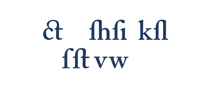 CaslonAlternateSSK SemiBold Lowercase