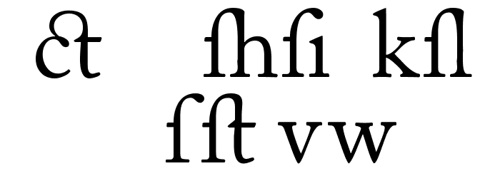 CaslonAlternateSSK Font LOWERCASE