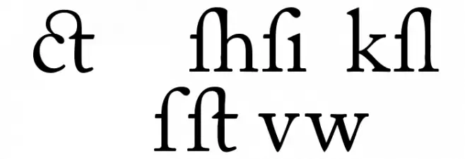 CaslonAlternateSSK 字体 小写
