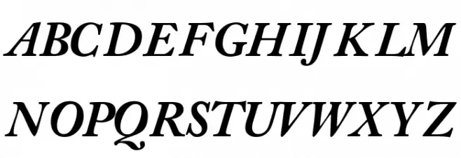CaslonBlackSSK Italic خط أحرف كبيرة