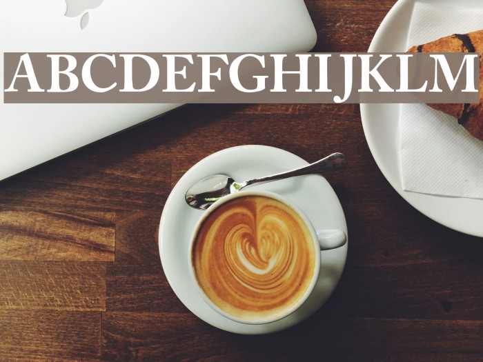 CaslonBlackSSK Schriftart examples