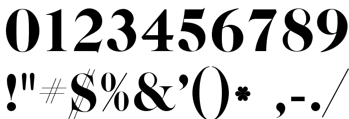 CaslonCP Font OTHER CHARS