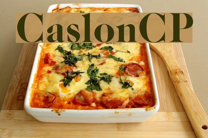 CaslonCP Font examples