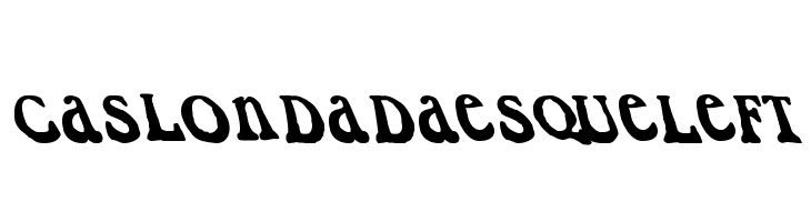 CaslonDadaesqueLeft  免费字体下载