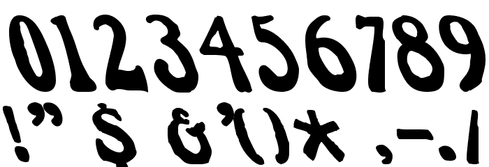 CaslonDadaesqueLeft Font OTHER CHARS
