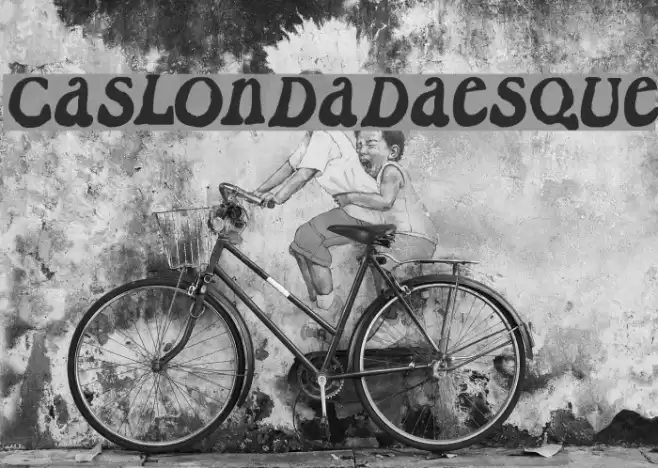 CaslonDadaesque Font examples