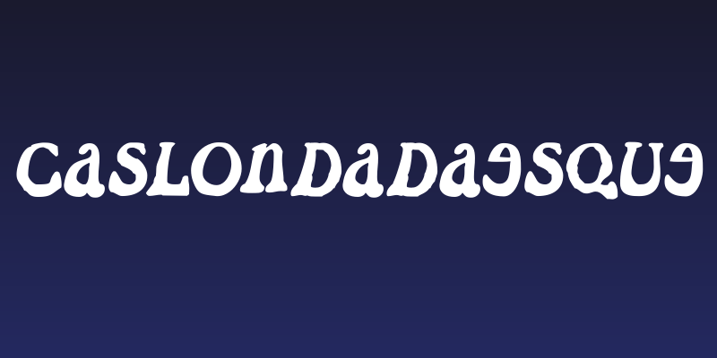 CaslonDadaesque Social Header