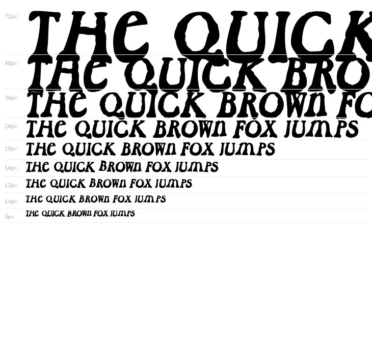 CaslonDadaesque Waterfall