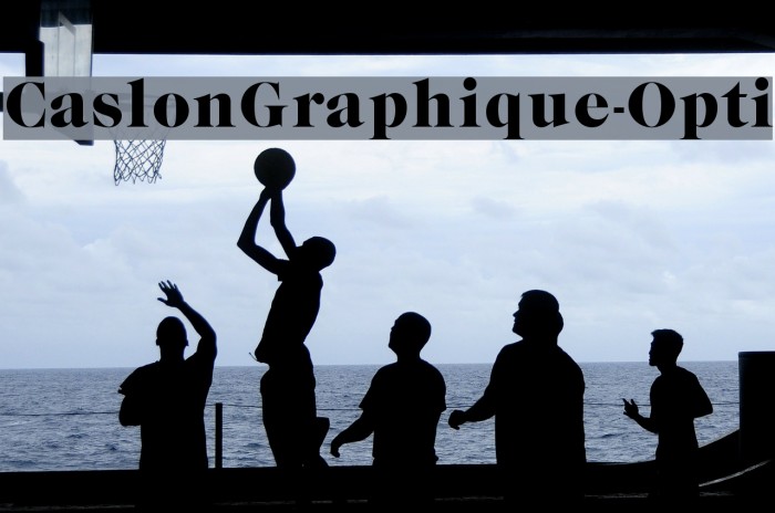 CaslonGraphique-Opti Font examples
