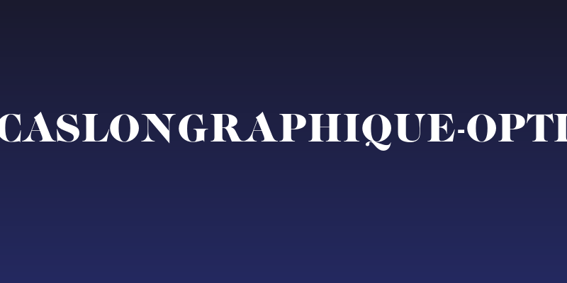 CaslonGraphique-Opti Social Header