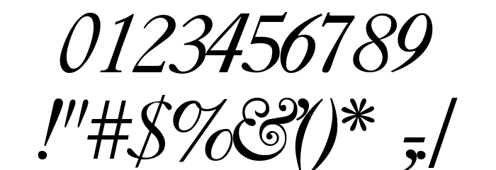 CaslonLightSSK Italic Font OTHER CHARS