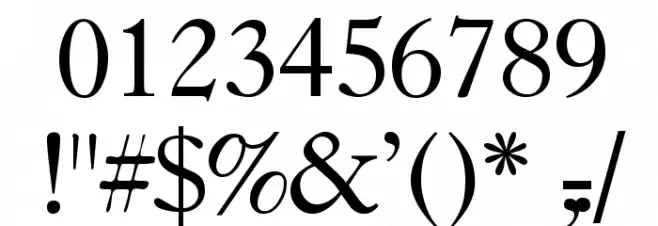 CaslonLightSSK Font OTHER CHARS