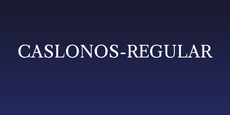 CaslonOS-Regular Social Header