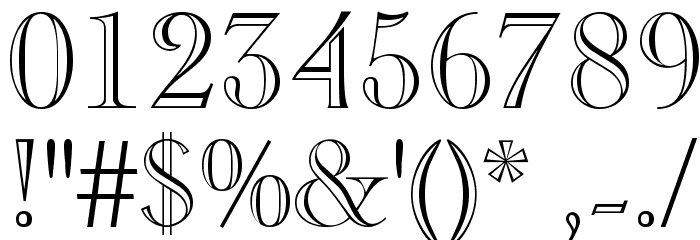 CaslonOpenFaceSSK Font OTHER CHARS