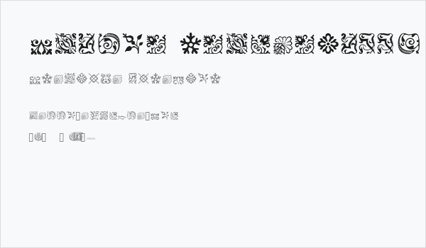 CaslonOrnamentsSSK Business Card